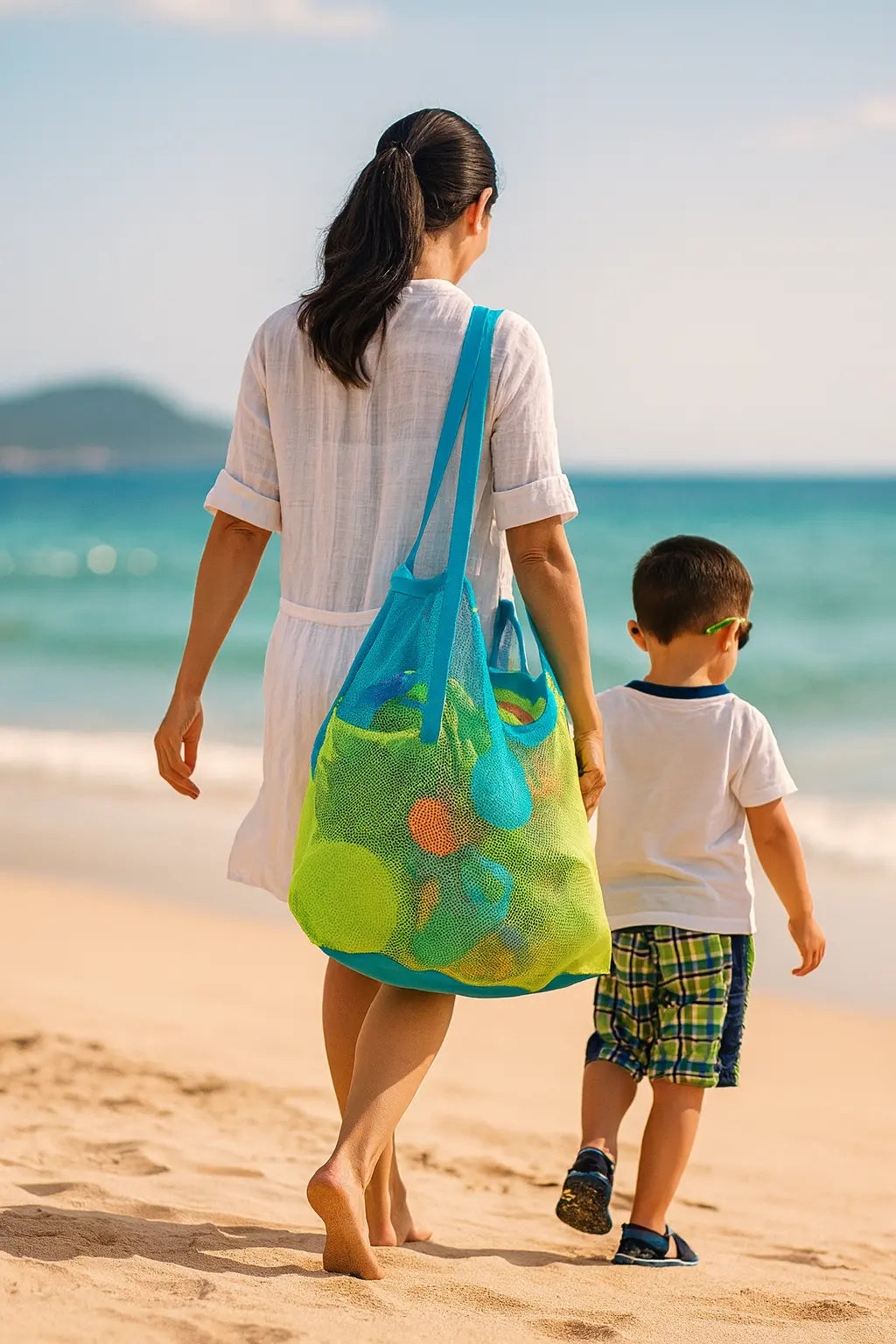 Kids Beach Toys | Kids Mesh Toy Bag | Novara Shop