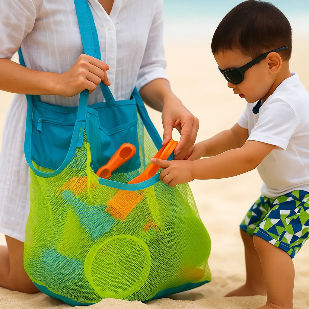 Kids Beach Toys | Kids Mesh Toy Bag | Novara Shop