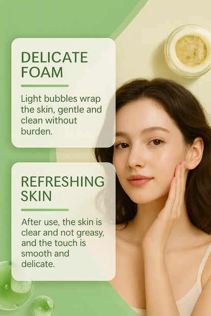 Bubble Deep Cleansing Mask. Gently cleanses facial skin, controls oil, removes blackheads, and provides hydration and moisture. Novara Shop