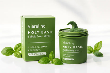 Bubble Deep Cleansing Mask. Gently cleanses facial skin, controls oil, removes blackheads, and provides hydration and moisture. Novara Shop