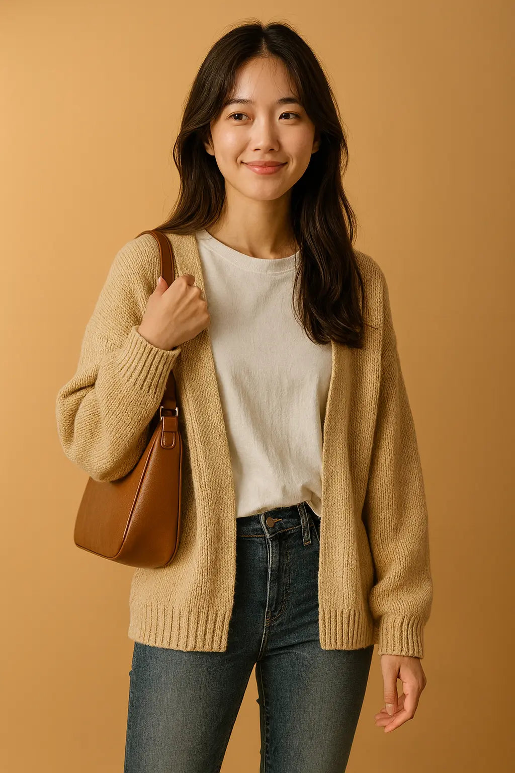 1pcs Women Vintage Loose Sweaters Jacket Female Long Sleeve Knitted Cardigans Ladies Korean Style Long Sleeve Tops Student Coats Novara Shop