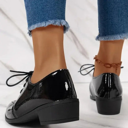 Black Oxford Shoes | Women&