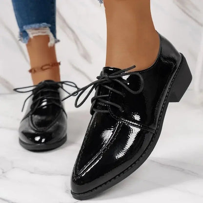 Black Oxford Shoes | Women&