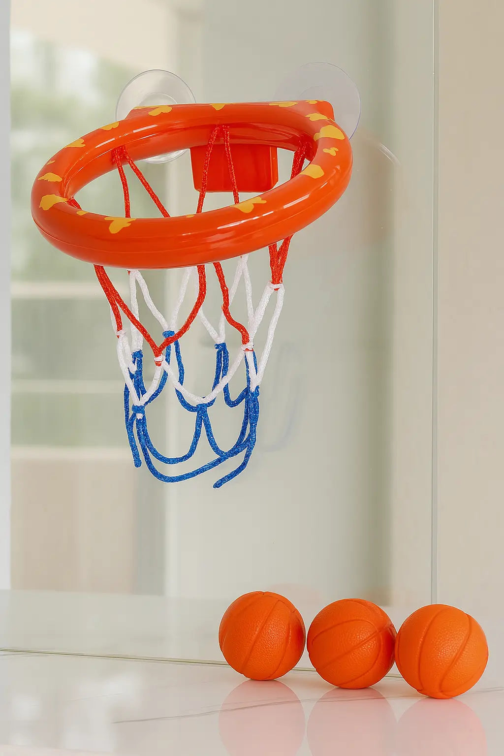 Kid Bath Basketball Hoop Bathtub Water Play Toys Baby Bath Toy Toddler Bathroom Suction Cup Shooting Basket for Gift - Novarashop