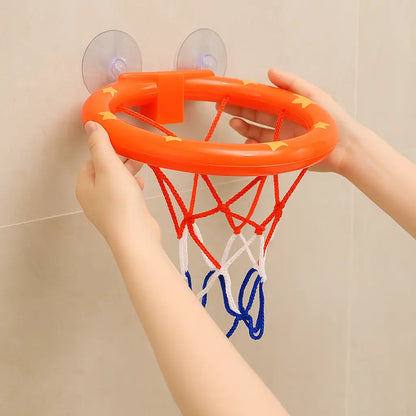Kid Bath Basketball Hoop Bathtub Water Play Toys Baby Bath Toy Toddler Bathroom Suction Cup Shooting Basket for Gift - Novarashop