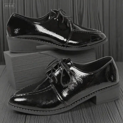 Black Oxford Shoes | Women&