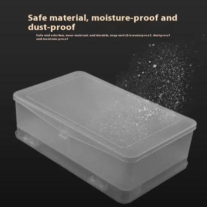 Rectangle Nail Art Tool Empty Storage Box Partition Storage Tweezers Clippers Pens Polishing Nail Buffer Files Plastic Container Novara Shop