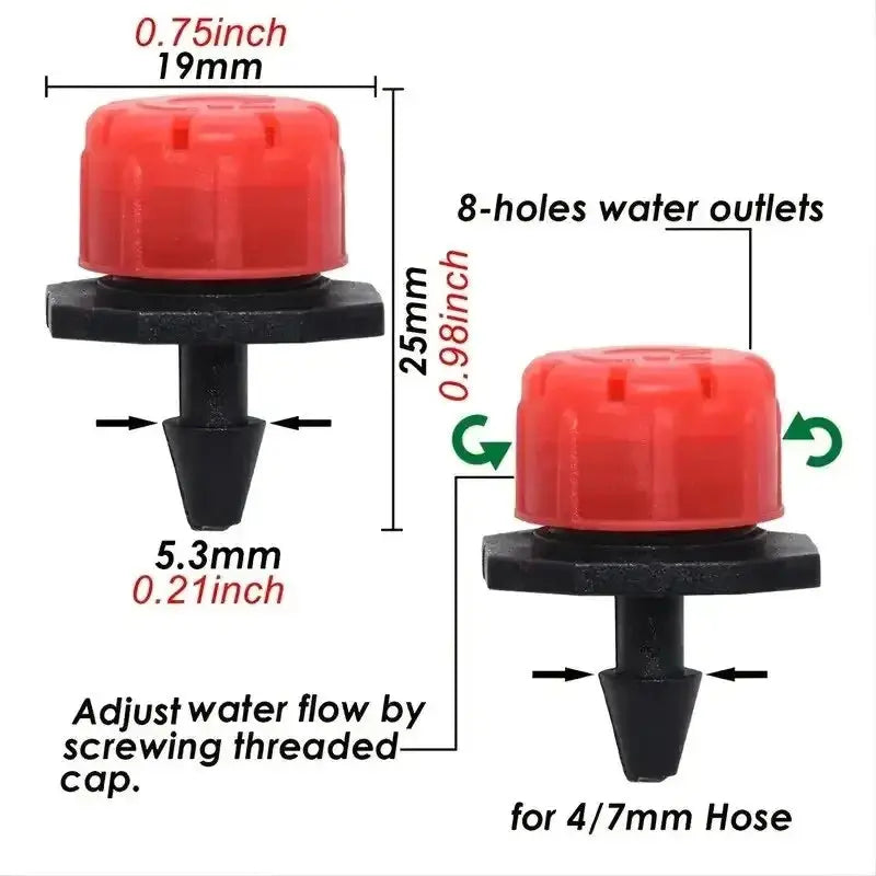 Automatic Watering Garden Hose Micro Drip Watering Kits Adjustable Nozzle Garden Supplies System Water Novara Shop
