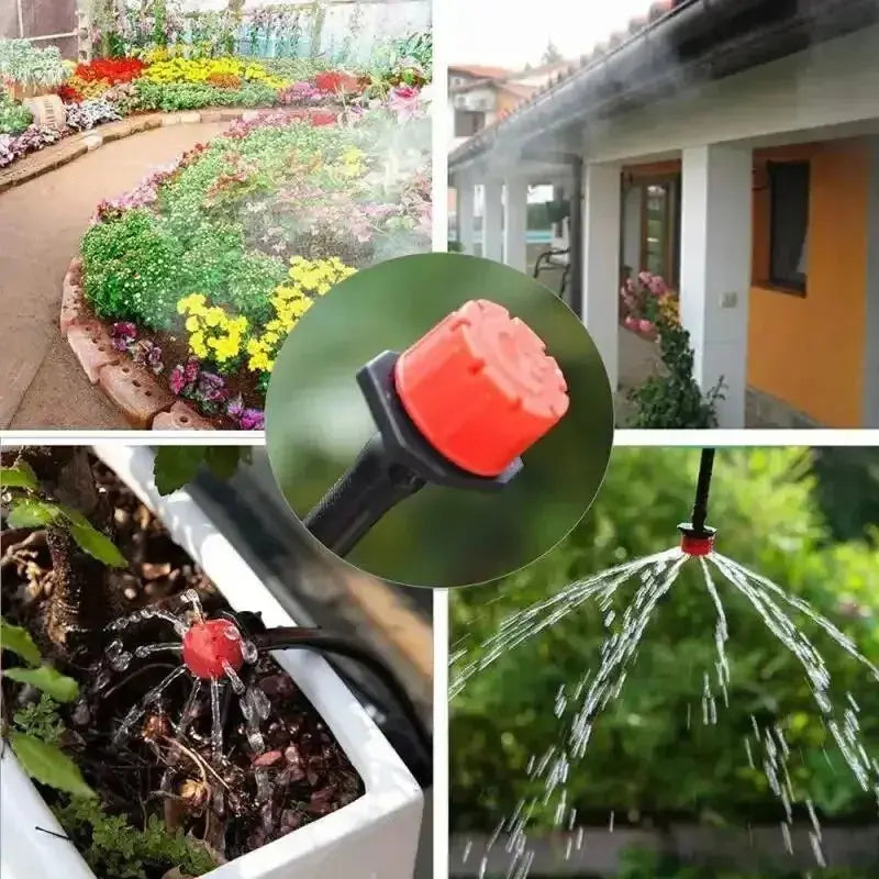 Automatic Watering Garden Hose Micro Drip Watering Kits Adjustable Nozzle Garden Supplies System Water Novara Shop