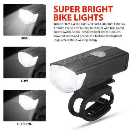 Bike Light Set | Rechargeable Bike Lights | Novara Shop