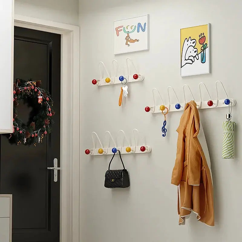 European Style Minimalist Entrance Door Hanging Hooks Bedroom Clothes Hats Bags Storage Hangers Wall Mounted Rack Decoration Novara Shop