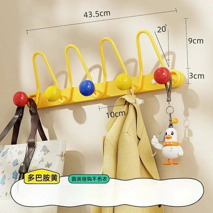 European Style Minimalist Entrance Door Hanging Hooks Bedroom Clothes Hats Bags Storage Hangers Wall Mounted Rack Decoration Novara Shop
