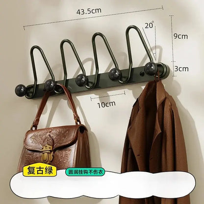 European Style Minimalist Entrance Door Hanging Hooks Bedroom Clothes Hats Bags Storage Hangers Wall Mounted Rack Decoration Novara Shop