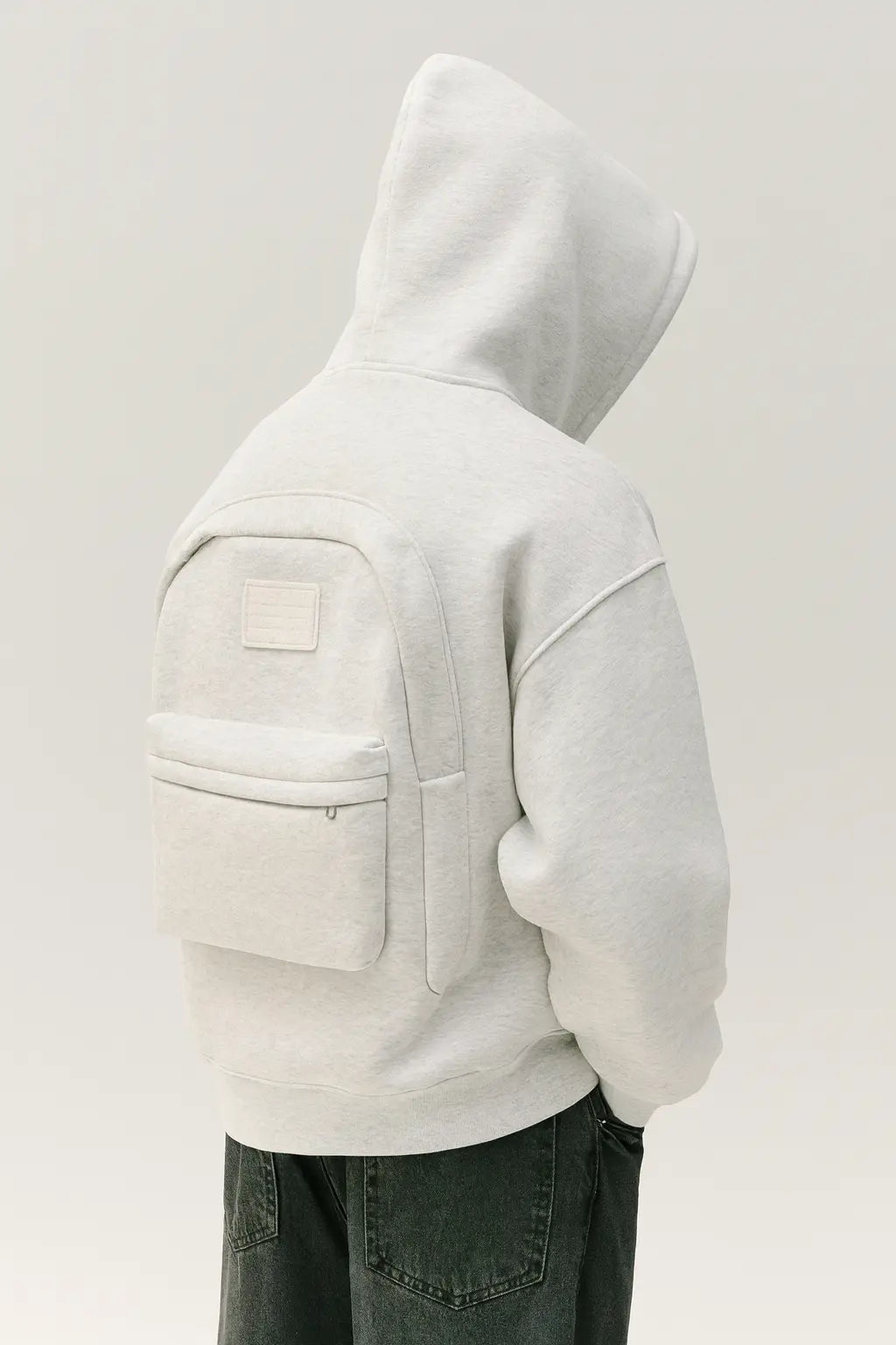 2-in-1 Autumn Winter American High Street Hoodie with 3D Backp