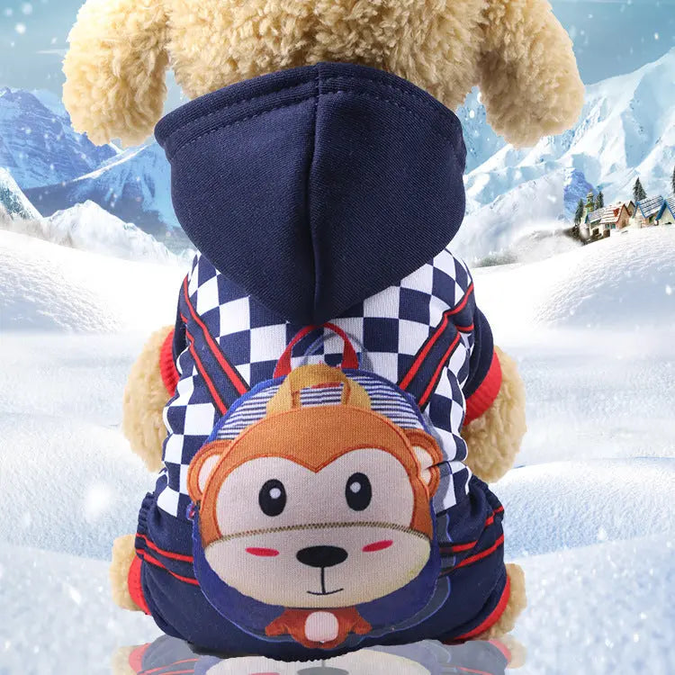 Pet Clothes Four-Legged Clothes Button Dog Clothes Novara Shop