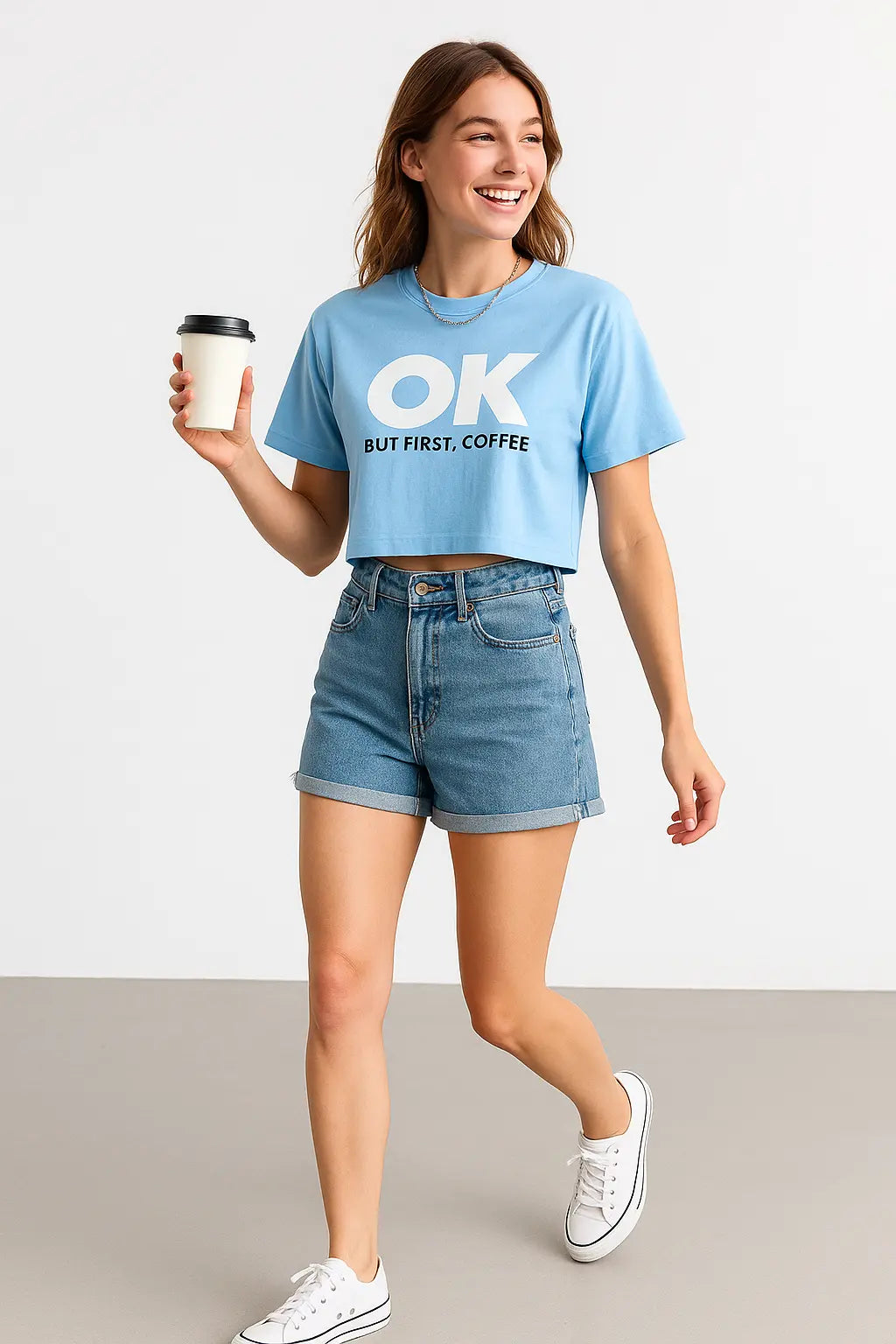 OK Coffee Crop Tee Women