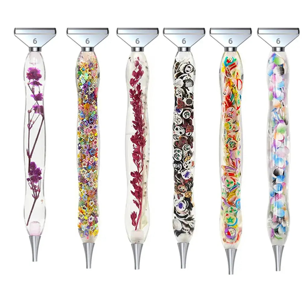Resin Pen Diamond Painting Accessories Eco-friendly Alloy Replacement Heads Multi Placers Point Drill DIY Nail Art Tool Novara Shop