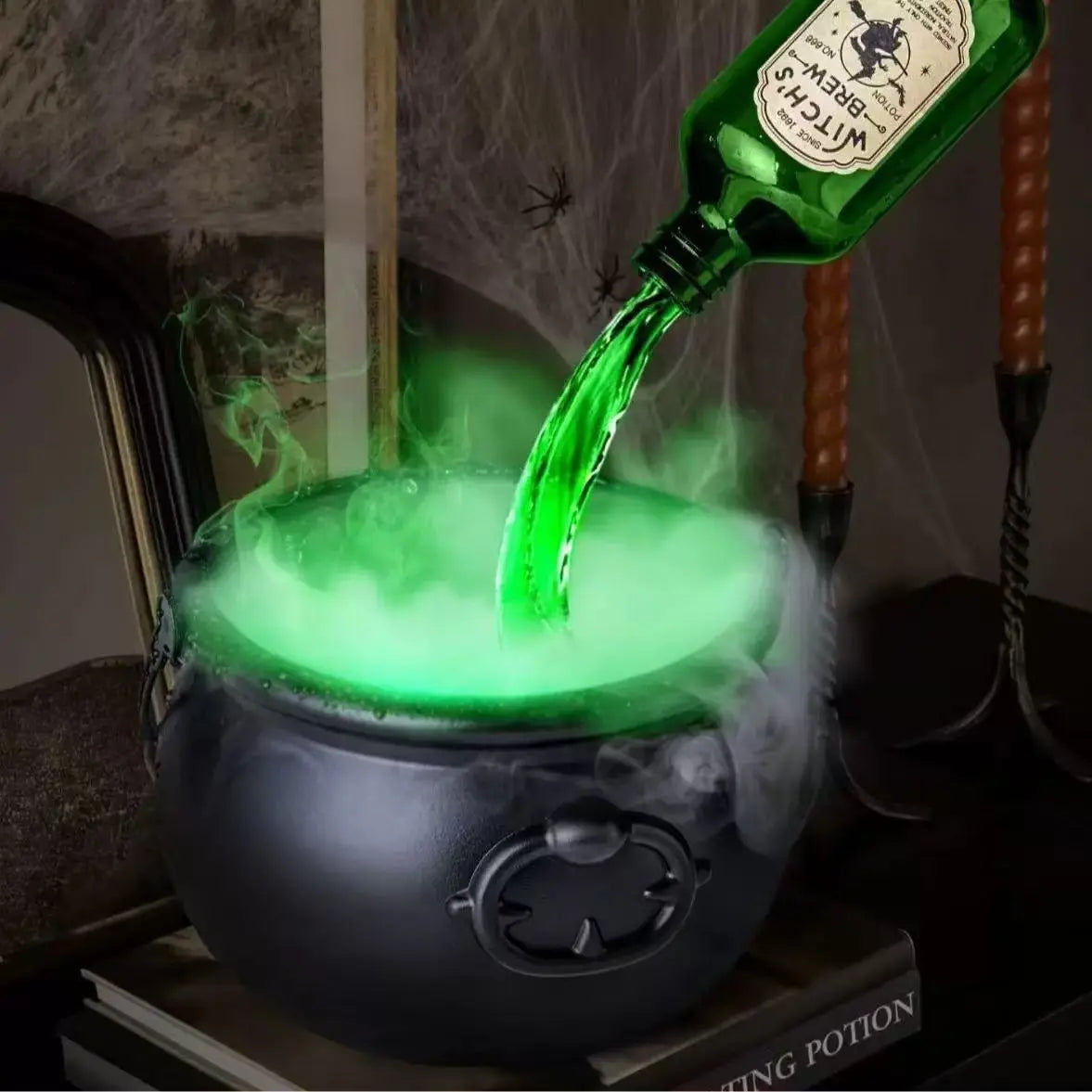 Halloween Black Wizard Bowl Magic Float Bottle And Diffuser 