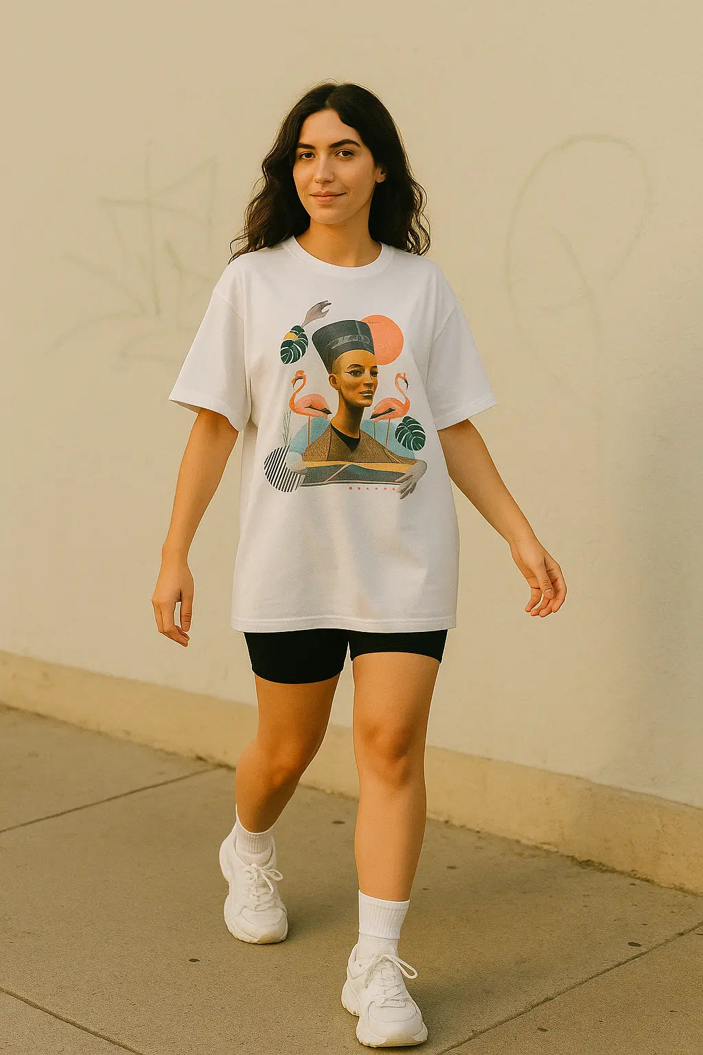 NovaraShop Collection 100% Cotton T-Shirt For Women Design High Quality Novara Shop