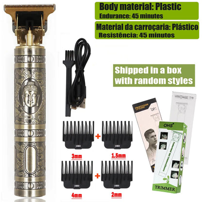Vintage T9 Hair Clipper Beard Shaving Body Hair Trimmer Clippers Electric Men Haircut Machine 0mm Barber Shaver Novara Shop