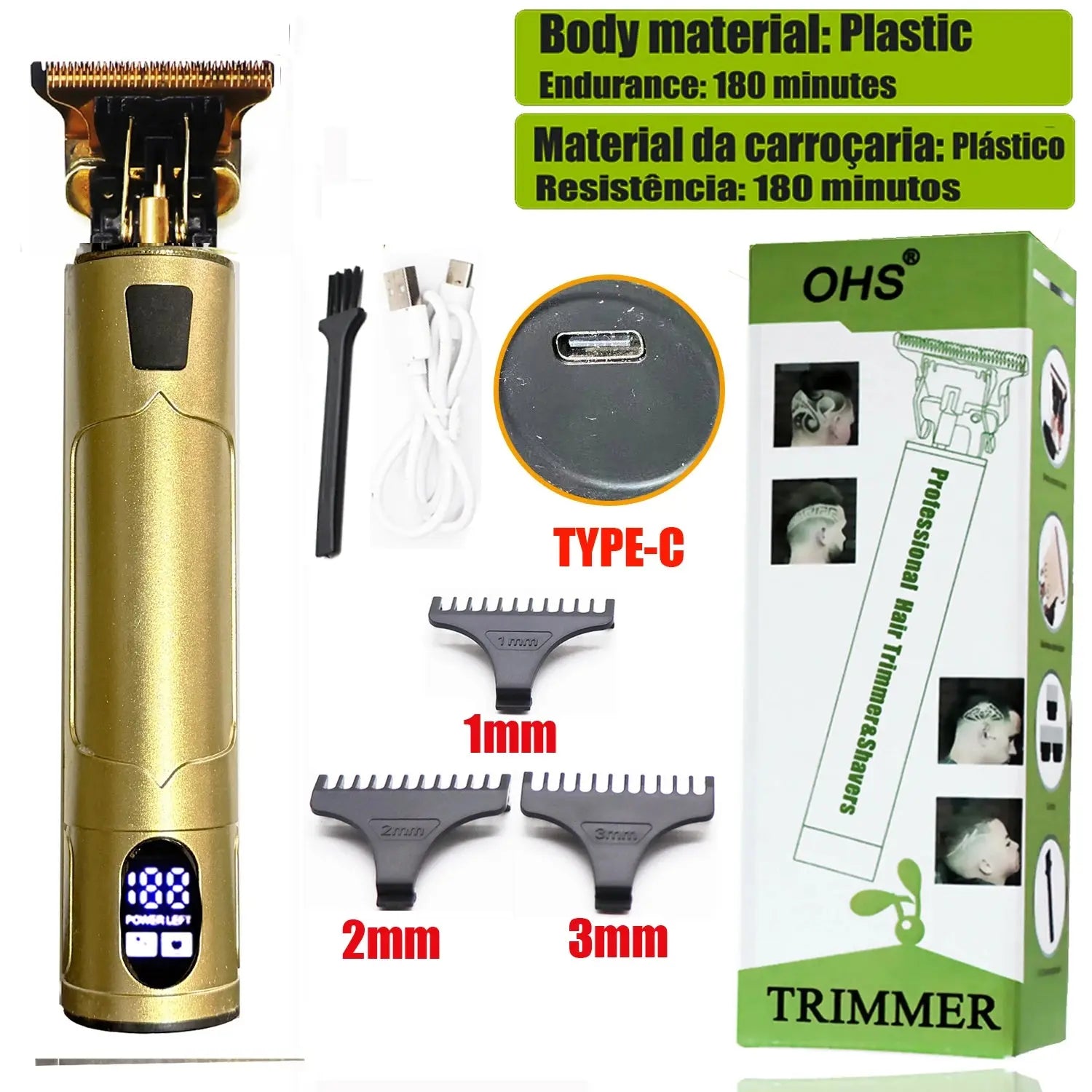 Vintage T9 Hair Clipper Beard Shaving Body Hair Trimmer Clippers Electric Men Haircut Machine 0mm Barber Shaver Novara Shop