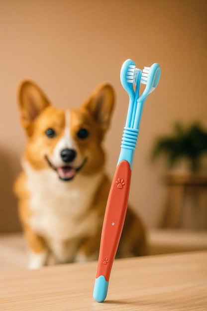 Toothbrush for Pets | Three-Sided Toothbrush | Novara Shop
