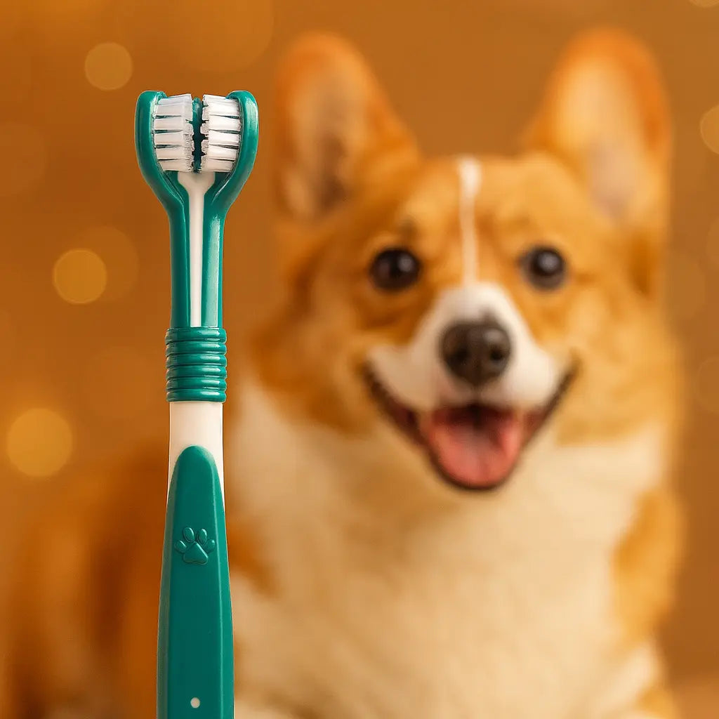 Toothbrush for Pets | Three-Sided Toothbrush | Novara Shop