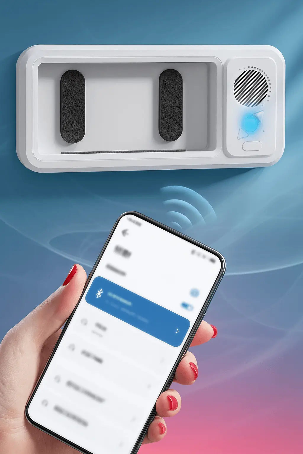 Shower Phone Holder with Bluetooth Speaker IPX4 Waterproof A Novara Shop