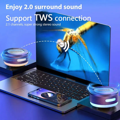 Small Wireless Bone Conduction Speakers Bluetooth Vibration 