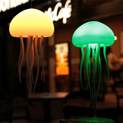 Creative Jellyfish Light Voice Control Type-C Charging Cute Jellyfish Bedside Lamp Flexible Tentacles for Holiday Children Gifts Novara Shop