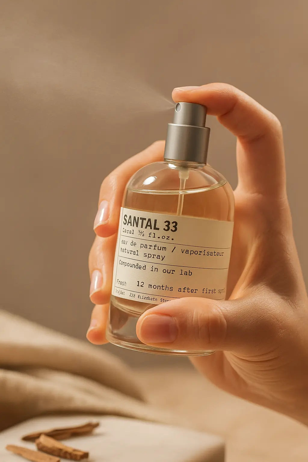 3.4 Oz / 100 ML Santal 33 For Unisex Eau De Parfum Spray New With Box 100ML perfumes for women - Novarashop