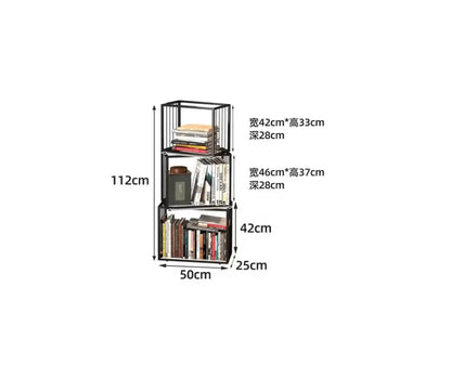Rotating Bookshelf Storage Book Shelves Magazine Rack Shelf Organizer Aesthetic Children&