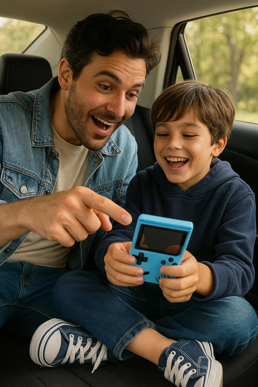 400 In 1 MINI Games Handheld Game Players Portable Retro Video Console Boy 8 Bit 3.0 Inch Color LCD Screen Games - Novarashop
