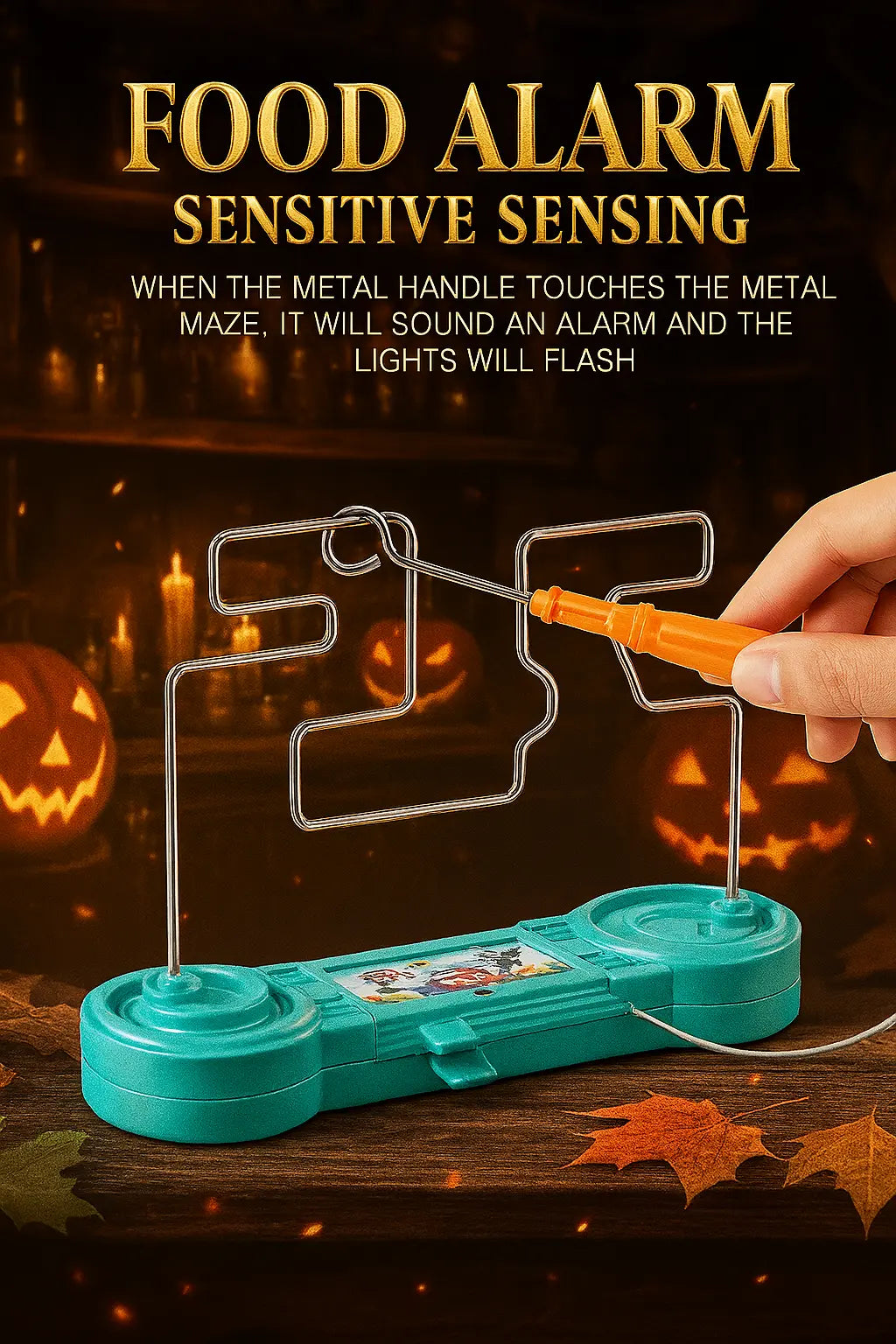 1pcs Fire Line Impact Electric Touch Maze Kids Puzzle Interactive CHILDREN&