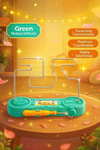1pcs Fire Line Impact Electric Touch Maze Kids Puzzle Interactive CHILDREN&