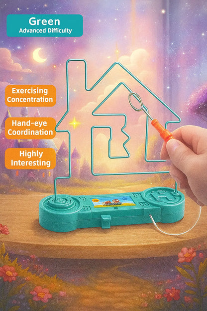 1pcs Fire Line Impact Electric Touch Maze Kids Puzzle Interactive CHILDREN&