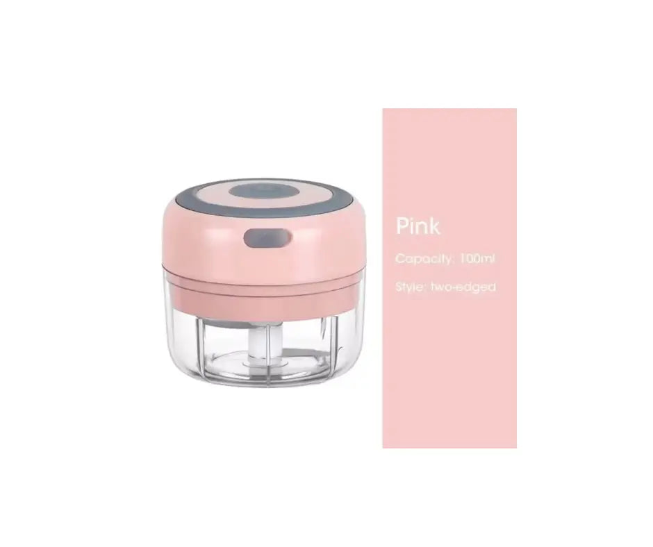 150ML/250ML/300ML Electric Garlic Chopper USB Charging Food Vegetable Meat Crusher Stainless Steel Mini Chili Garlic Masher Kitchen Gadgets - Novarashop