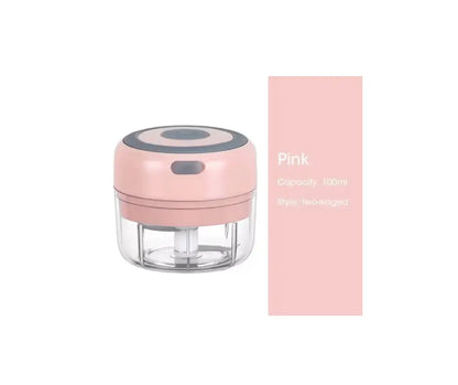150ML/250ML/300ML Electric Garlic Chopper USB Charging Food Vegetable Meat Crusher Stainless Steel Mini Chili Garlic Masher Kitchen Gadgets - Novarashop