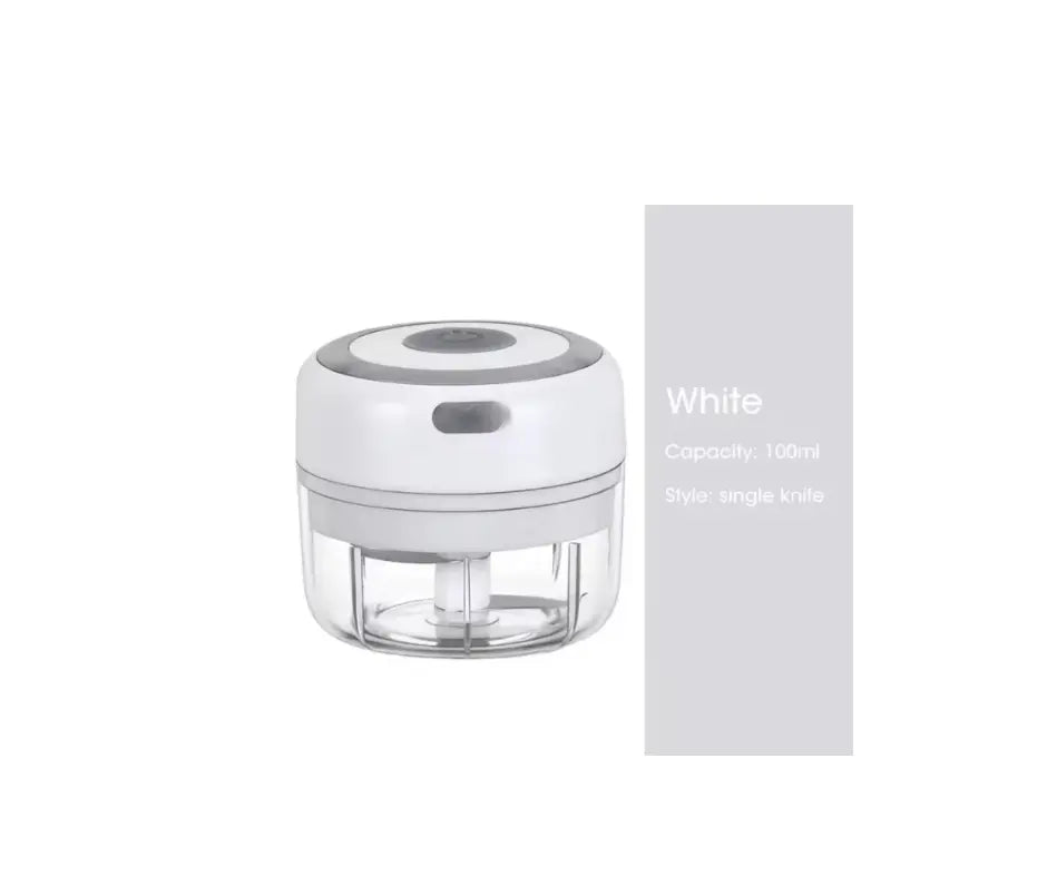 150ML/250ML/300ML Electric Garlic Chopper USB Charging Food Vegetable Meat Crusher Stainless Steel Mini Chili Garlic Masher Kitchen Gadgets - Novarashop