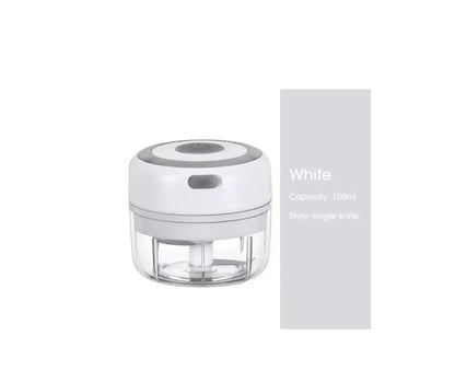 150ML/250ML/300ML Electric Garlic Chopper USB Charging Food Vegetable Meat Crusher Stainless Steel Mini Chili Garlic Masher Kitchen Gadgets - Novarashop