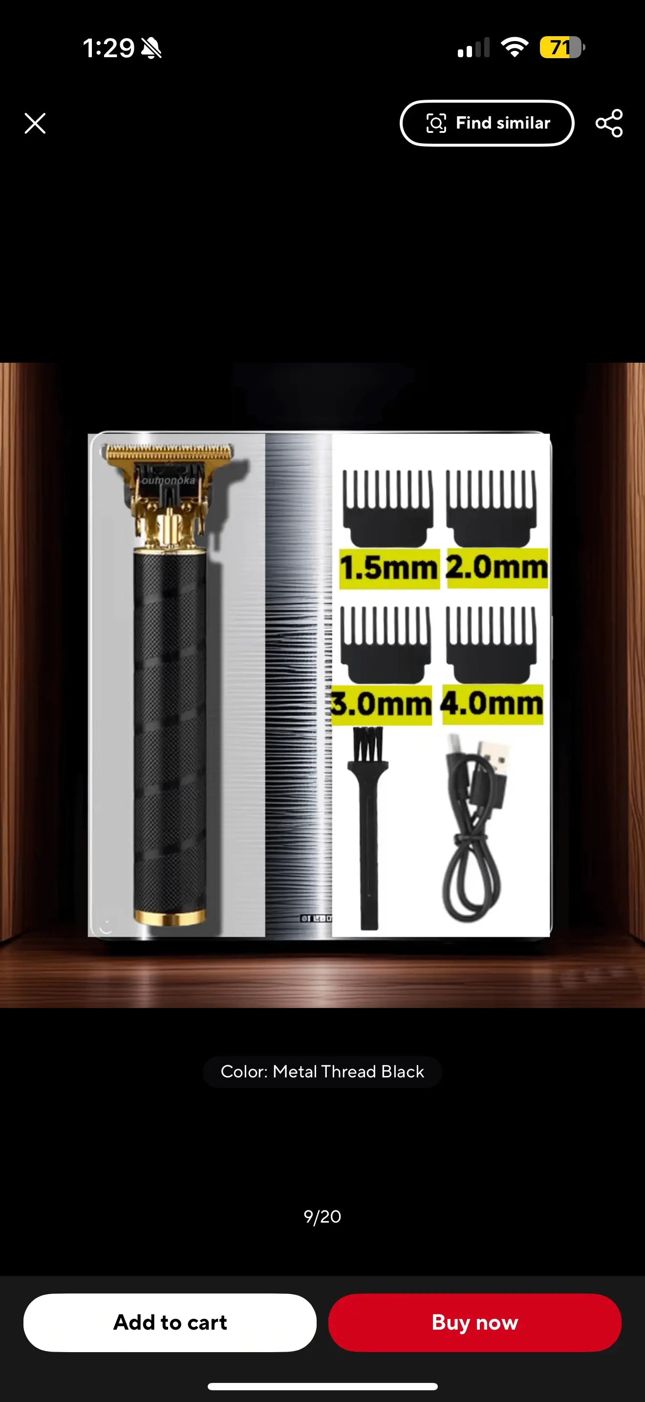 fashion T9 Hair Clipper Beard Shaving Body Hair Trimmer Clippers Electric Hair Cutting Machine Professional Barber Men Trimmer Shaver - Novarashop