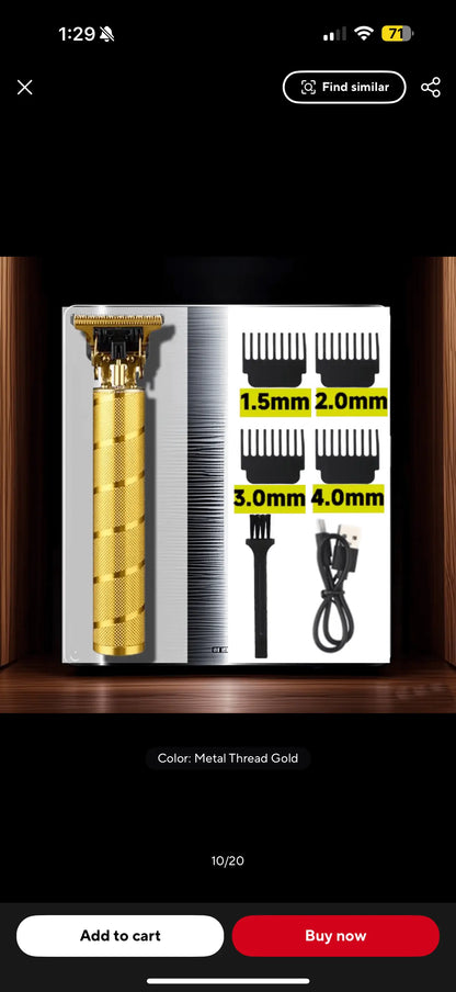 fashion T9 Hair Clipper Beard Shaving Body Hair Trimmer Clippers Electric Hair Cutting Machine Professional Barber Men Trimmer Shaver - Novarashop