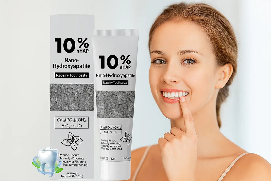 Whitening Teeth Toothpaste Enamel Repair Oral Hygiene Cleaning Stain Removal Fresh Breath Hydroxyapatite Brightening Toothpaste - Novarashop