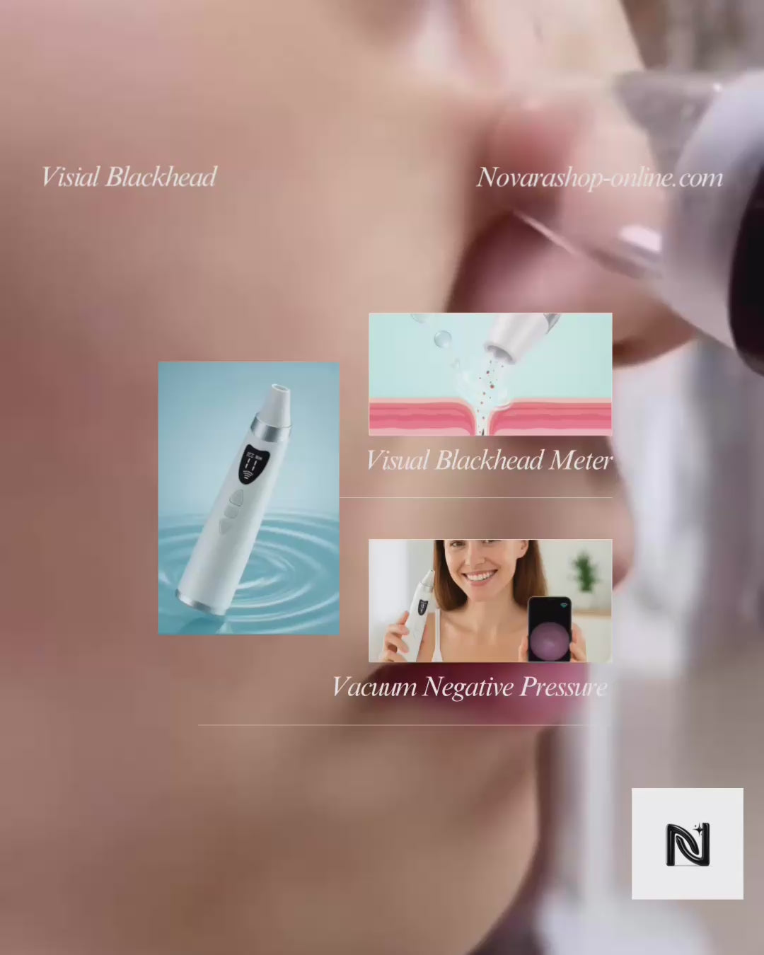 Blackhead Suction Vacuum | Electric Pore Cleaner | Novara Shop