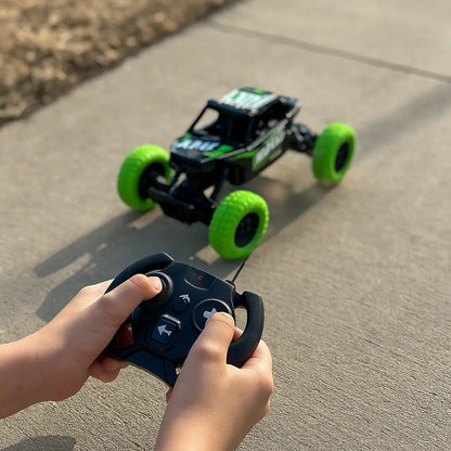 Hot Toy High Speed Remote Control Cars With Colorful Flashing LED Lights Rubber Wheels Off-road Car Toys For Boys Children Gifts - Novarashop